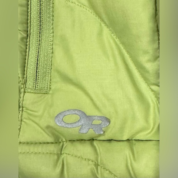 Outdoor Research Puffer Vest. Lime Green - Picture 7 of 9